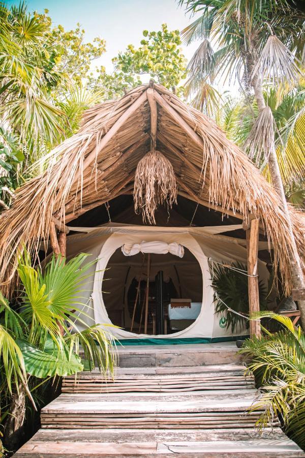 Uman Glamping & Cenote Tulum Hotel Eksteriør billede